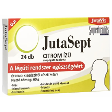  Jutavit JutaSept szopogatós tabletta (Citrom) 24 db vitamin és táplálékkiegészítő
