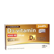 JutaVit JutaVit D3-vitamin 4000 NE Forte tabletta 100x vitamin és táplálékkiegészítő