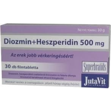JutaVit JutaVit Diozmin + Heszperidin 500mg filmtabletta (30 db) vitamin és táplálékkiegészítő
