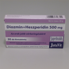 JutaVit Jutavit diozmin+heszperidin tabletta 500mg 30 db gyógyhatású készítmény