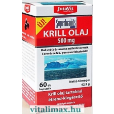 JutaVit JutaVit KRILL OLAJ 500 mg - 60 db gyógyhatású készítmény