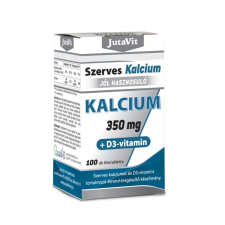 JutaVit Jutavit szerves kalcium 350mg+d3 vitamin tabletta 100 db gyógyhatású készítmény