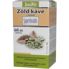 JutaVit JUTAVIT ZÖLDKÁVÉ + KRÓM TABLETTA vitamin és táplálékkiegészítő