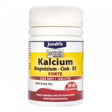 JutaVit Kalcium+Magnézium+Cink-D3-vitamin Forte tabletta 30 db vitamin és táplálékkiegészítő