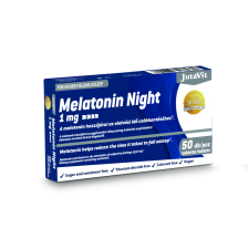 Jutavit melatonin night 1mg tabletta 50 db gyógyhatású készítmény