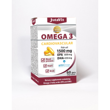 JutaVit Omega-3 Cardiovascular 1500mg 60x É-K. vitamin és táplálékkiegészítő