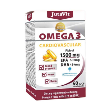 JutaVit omega 3 cardiovascular 1500mg kapszula 60 db gyógyhatású készítmény