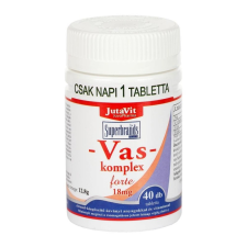 JutaVit vas komplex forte tabletta 18mg 40 db vitamin és táplálékkiegészítő
