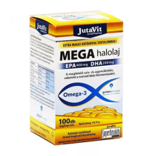 JuvaPharma Jutavit MEGA Omega-3 halolaj 100 db vitamin és táplálékkiegészítő