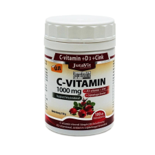 JUVAPHARMA KFT. JutaVit C-vitamin 1000 mg +D3+Cink retard filmtabletta csipkebogyóval 100x vitamin és táplálékkiegészítő