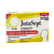 JUVAPHARMA KFT. JutaVit JutaSept citrom ízű szopogató tabletta 24x vitamin és táplálékkiegészítő