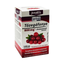 JUVAPHARMA KFT. JutaVit Tőzegáfonya 800 mg filmtabletta aranyvessző kivonattal 100x gyógyászati segédeszköz