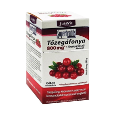 JUVAPHARMA KFT. JutaVit Tőzegáfonya 800 mg filmtabletta aranyvessző kivonattal 60x vitamin és táplálékkiegészítő