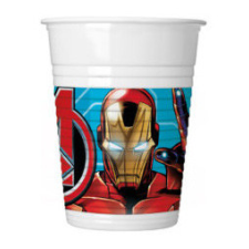 JVL Mighty Avengers, Bosszúállók műanyag pohár 8 db-os 200 ml party kellék
