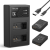 K&F Concept 3in1 Canon LP-E12 1200mAh Akkumulátor (2db) + LPE12 Utazó USB Töltő Kit