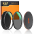  K&F Concept 49mm 3in1 Filter Kit: MCUV +CPL Polár-Szűrő -Nano-X Objektív Filter Set Fém Lencse-sapkával
