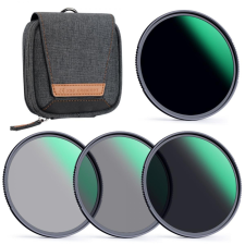  K&amp;F Concept 52mm 4in1 Filter Kit: ND4 +ND8 +ND64 +ND1000 Szűrő -Nano-X Objektív Filter Set objektív szűrő