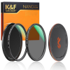  K&F Concept 62mm 3in1 Filter Kit: MCUV +CPL Polár-Szűrő -Nano-X Objektív Filter Set Fém Lencse-sapkával