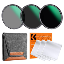  K&amp;F Concept 67mm 3in1 Filter Kit: ND8 +ND64 +ND1000 Szűrő -Nano-X Objektív Filter Set objektív szűrő