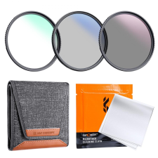 K&amp;F Concept 72mm 3-in-1 Filter Kit: MCUV +CPL +ND4 szűrő - Objektív Filter Set objektív szűrő