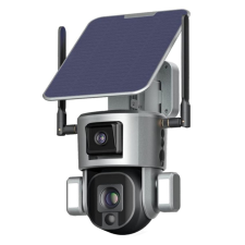 K&F Concept Dual WiFi Napelemes Biztonsági Kamera - 4K UHD megfigyelő kamera
