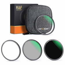 K&amp;FConcept K&amp;F Concept 82mm Mágneses 3-in-1 Filter Kit: MCUV +CPL +ND1000 szűrő - Nano-X Objektív Filter Set objektív szűrő