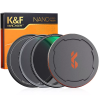  K&F Concept NANO-X series, MCUV + CPL szűrő, vízlepergető, karcálló, fém objektívsapka + tok, 77
