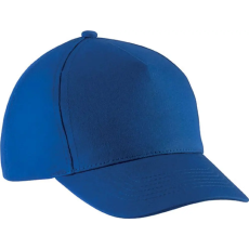 K-UP gyerek, 5 paneles pamut baseball sapka KP149, Royal Blue