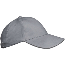 K-UP KP042 gyerek baseball sapka hat paneles fém csatos K-UP, Light Grey/Dark Grey-U