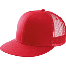 K-UP KP113 TRUCKER FLAT PEAK CAP - 6 PANELS U