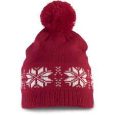 K-UP KP540 FAIR ISLE KNIT BEANIE U munkaruha