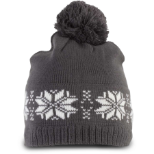 K-UP KP540 FAIR ISLE KNIT BEANIE U munkaruha