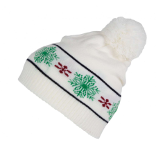 K-UP KP558 rugalmas mintás bojtos sapka K-UP, Off White-U munkaruha