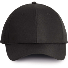 K-UP poliészter 6 paneles baseball sapka KP118, Black
