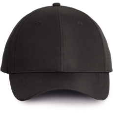 K-UP poliészter 6 paneles baseball sapka KP118, Black