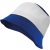 K-UP Uniszex kalap K-UP KP125 Bucket Hat -Egy méret, Royal Blue/White
