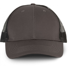 K-UP Uniszex sapka K-UP KP110 Oekotex Certified Trucker Cap -Egy méret, Shale Grey/Black