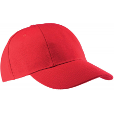 K-UP Uniszex sapka K-UP KP119 6 panel Easy-print Cap -Egy méret, Red női sapka