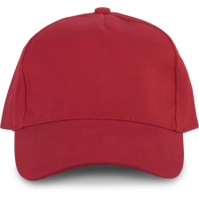 K-UP Uniszex sapka K-UP KP133 Okeotex Certified 5 panel Cap -Egy méret, Red férfi sapka