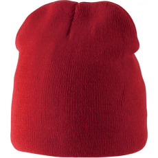 K-UP Uniszex sapka K-UP KP518 Fleece Lined Beanie -Egy méret, Red