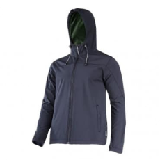  Kabát Soft-Shell Kapucnis Fekete XL