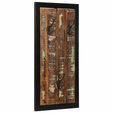  Kabátállvány többszínű 40x2x80 cm tömörfa, újrahasznosított fa bútor