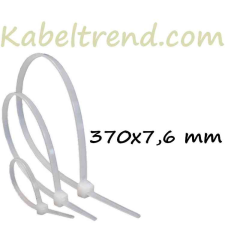 Kábel-Trend Oldható kábelkötegelő-gyorskötöző 370x7.6 mm natúr RTC-370ML barkácsolás, csiszolás, rögzítés