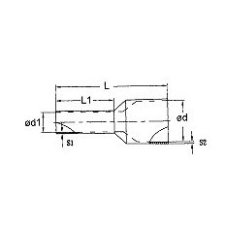 Kábel-Trend Szigetelt Érvéghüvely (0.75 mm² x 10 mm) CB-007510 barkácsolás, csiszolás, rögzítés