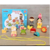 Kabi Fűzőcskés fejlesztő játék - Karakterek - Kabi  Character string