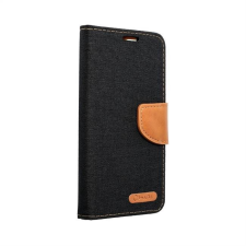 KABURY Canvas kinyitható tok iPhone 6 / 6s fekete telefontok tok és táska