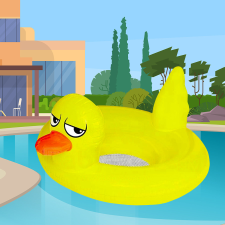  Kacsa hálós gyerek úszógumi úszógumi, karúszó