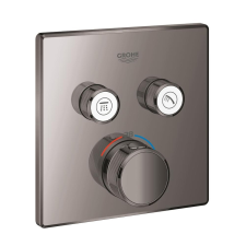 Kád csaptelep Grohe SMARTCONTROL vakolat alatti rész nélkül Hard Graphite 29124A00 csaptelep