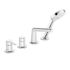Kád csaptelep Hansa Designo zuhanyszettel együtt króm 53122063 csaptelep
