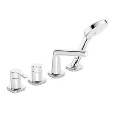 Kád csaptelep Hansa Designo zuhanyszettel együtt króm 53122083 csaptelep